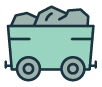 image shows: icon of mine cart